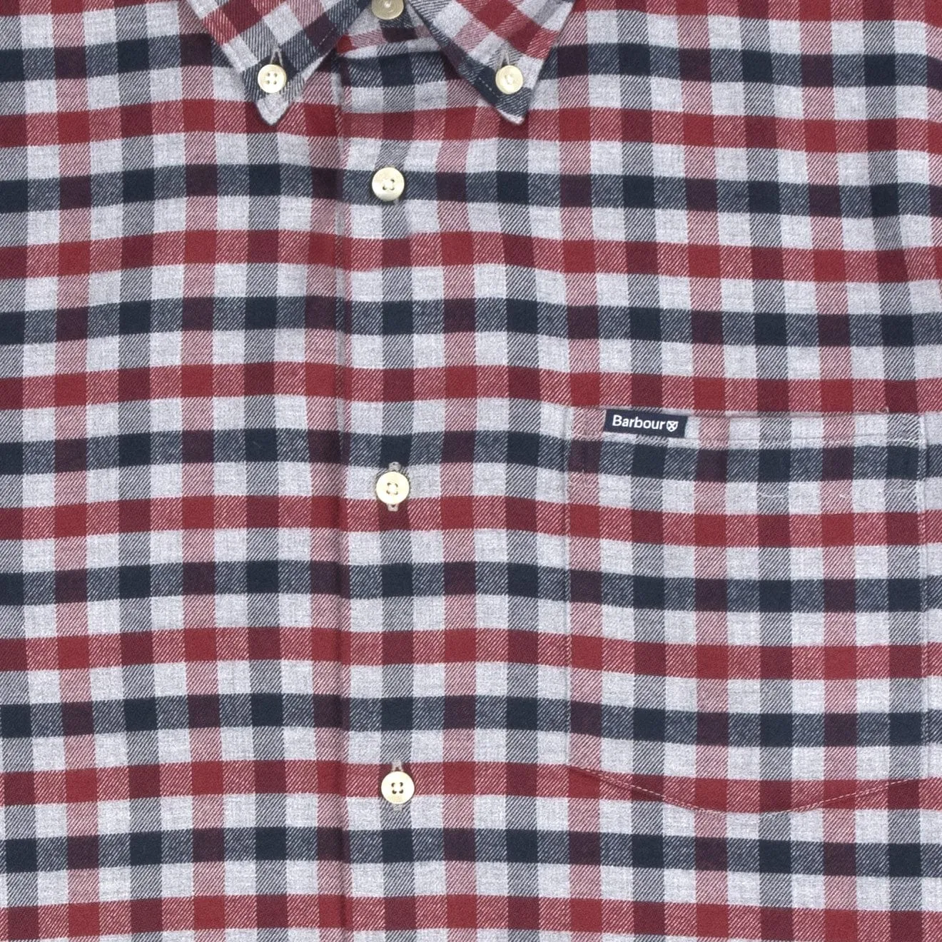 Chemise sur mesure Barbour Roth Gris Chiné