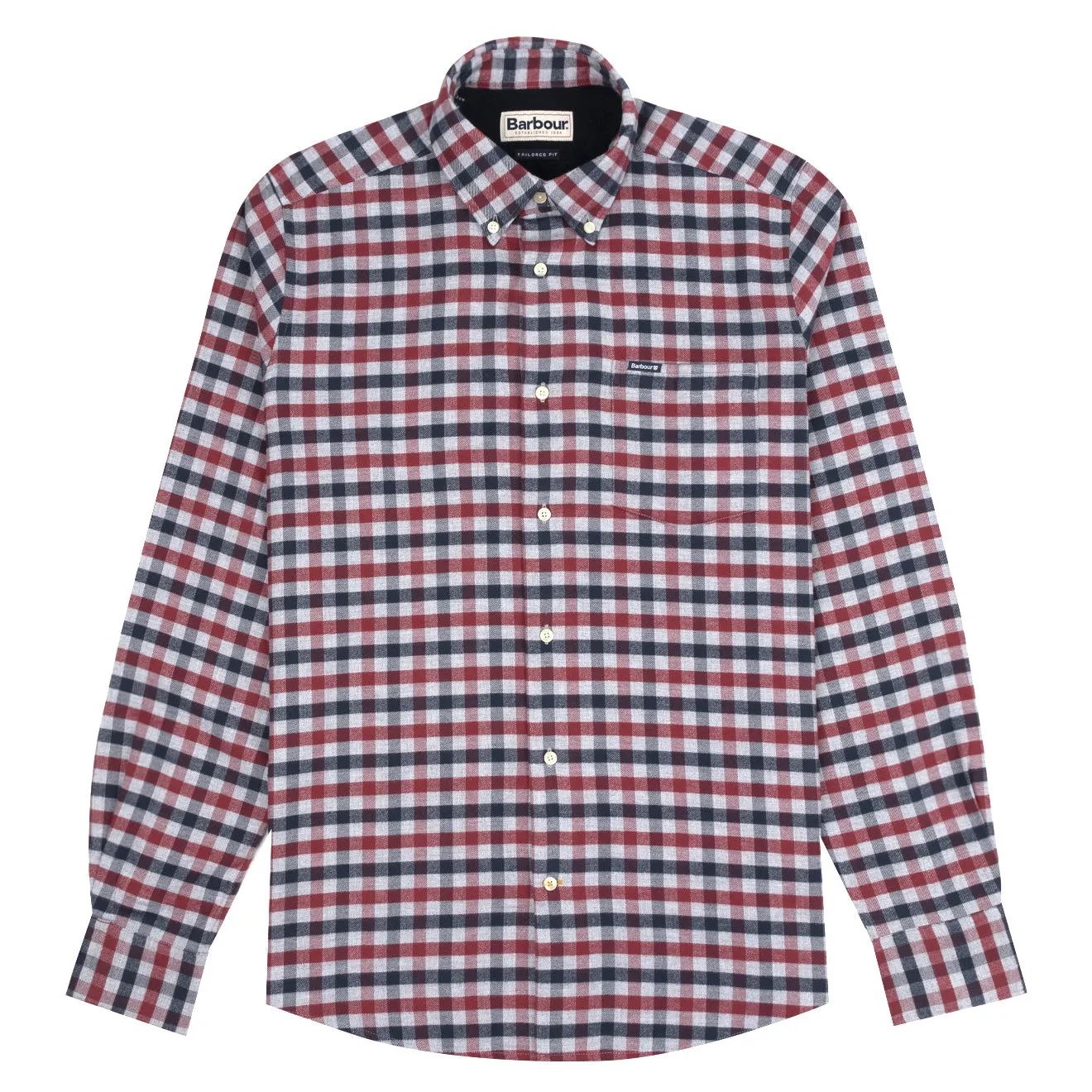 Chemise sur mesure Barbour Roth Gris Chiné
