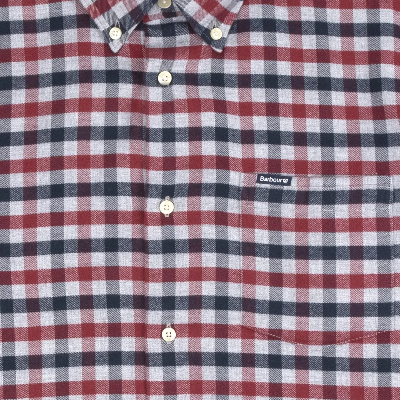Chemise sur mesure Barbour Roth Gris Chiné