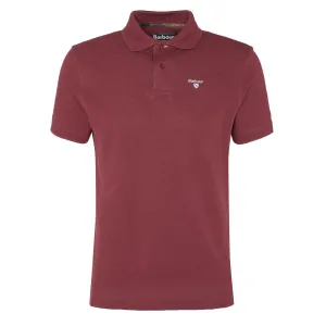 Barbour Tartan Pique Polo Shirt Ruby