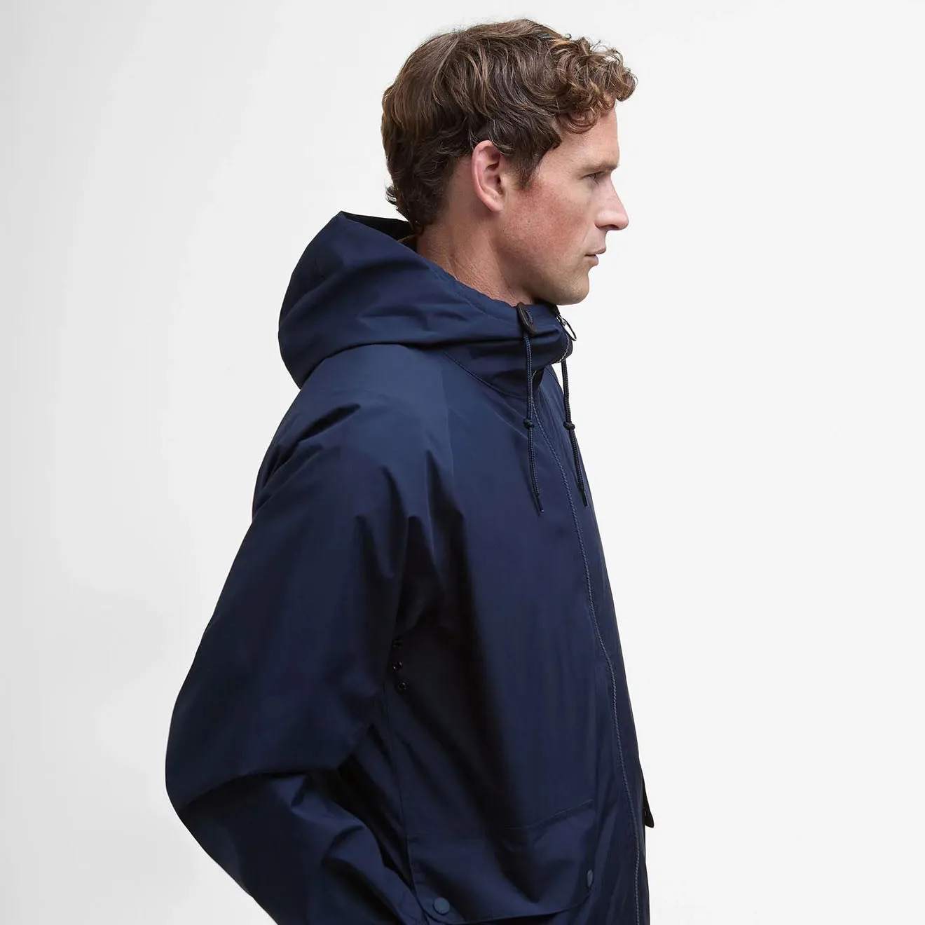 Veste imperméable Barbour Trover Bleu marine