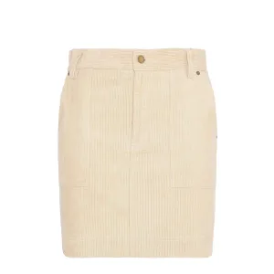 Barbour Womens Anya Mini Skirt White Pepper Clothing Barbour