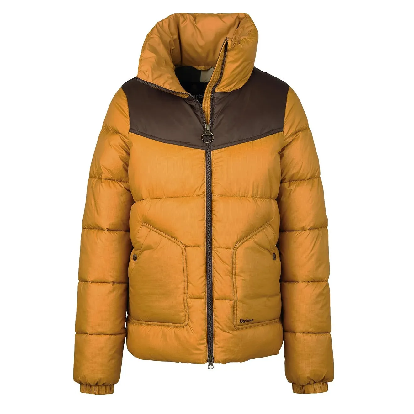 Veste matelassée Belford pour femme Barbour - Moutarde / Acajou Antique