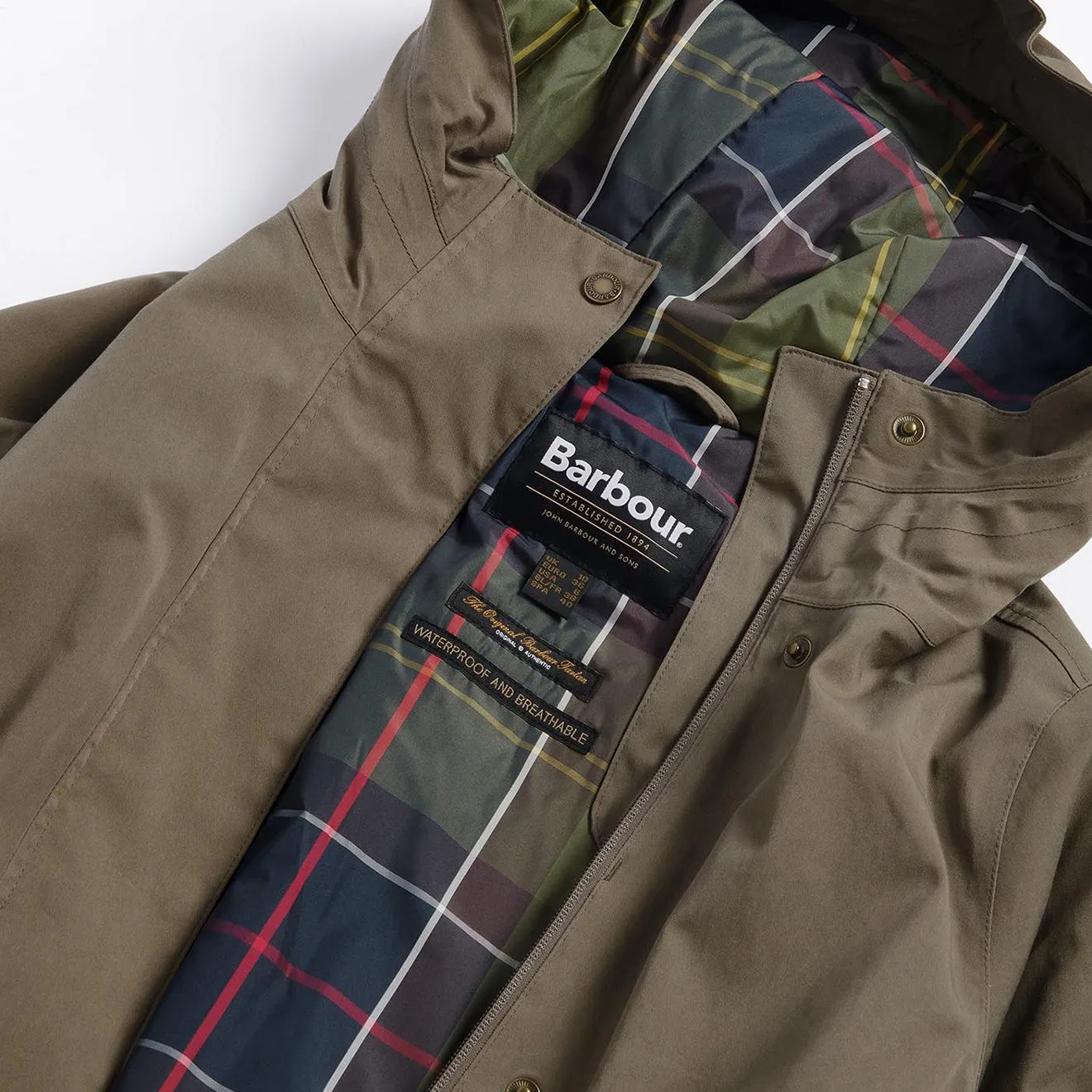 Barbour Veste Imperméable Bowlees pour Femme Hiver Mousse / Vêtement Classique Barbour