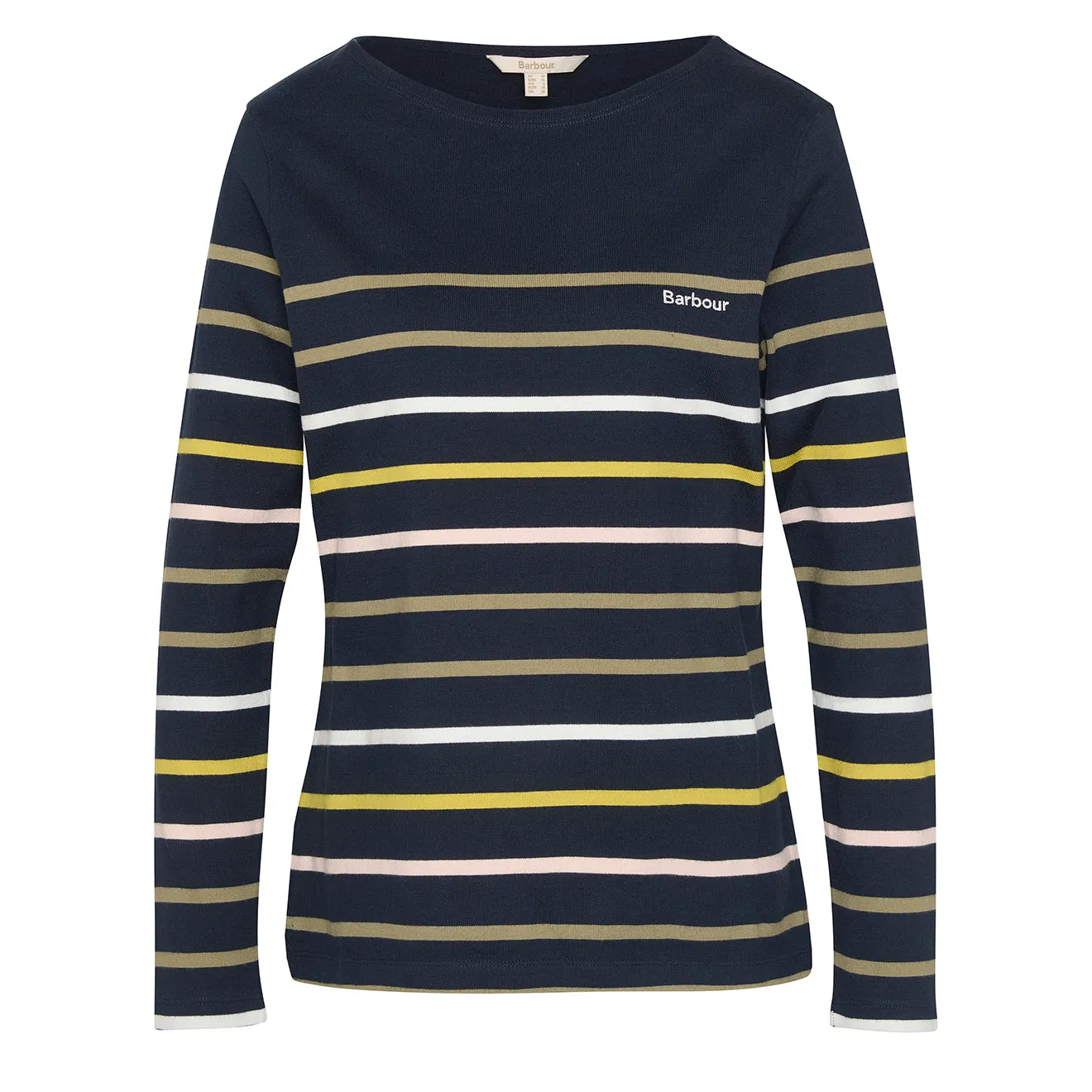 Barbour Femme Hawkins Haut Rayé Marine