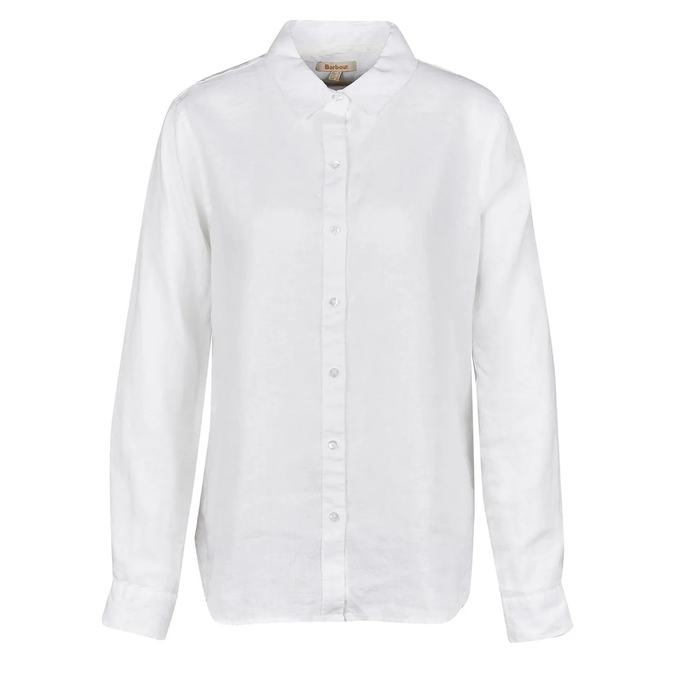 Barbour Chemise Détendue Marine pour Femmes Blanc Vêtements Barbour