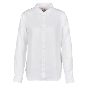Barbour Womens Marine Relaxed Shirt White Clothing Barbour