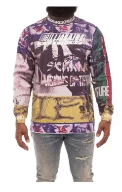 BB MOTTO JERSEY LS TRICOT Billionaire Boys Club Vêtements