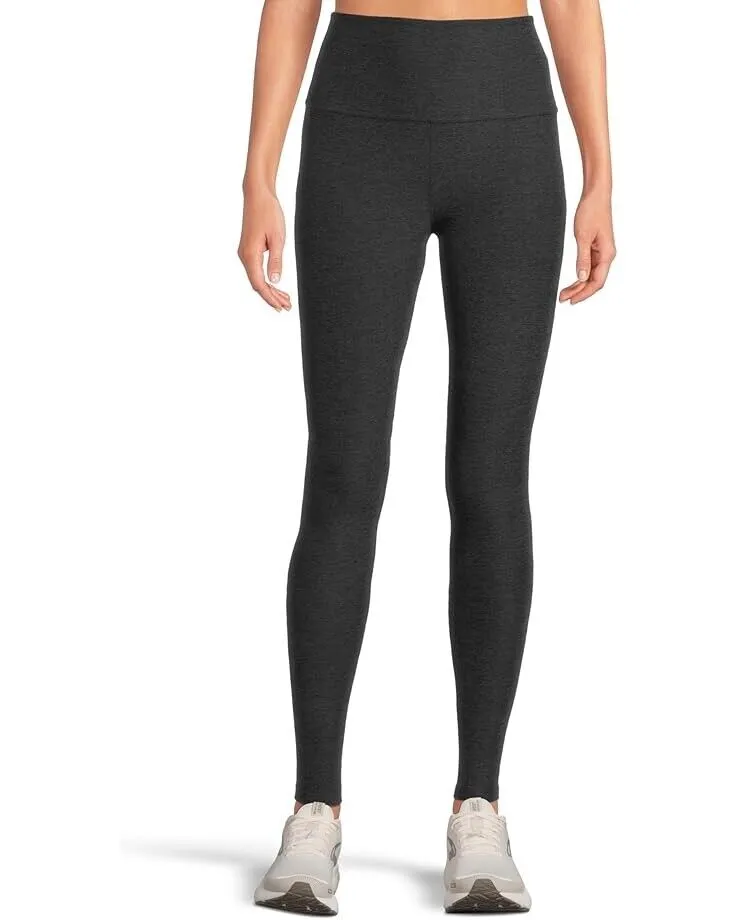 Beyond Yoga Leggings Spacedye Femme XL Noir Élastique Haute Taille Skinny ERK849