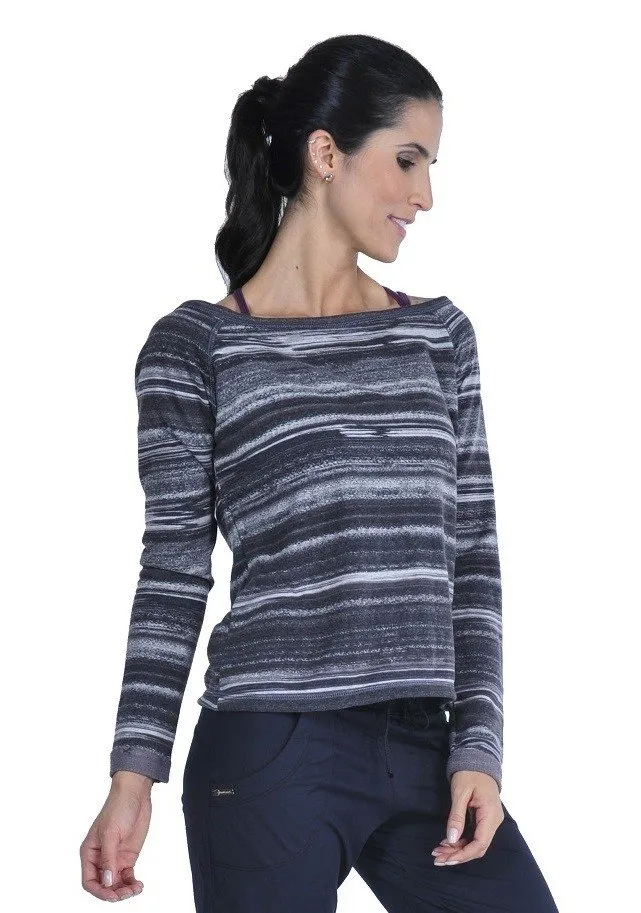 Bia Brazil Sweat-shirt léger Activewear TT4440 Rayures charbon