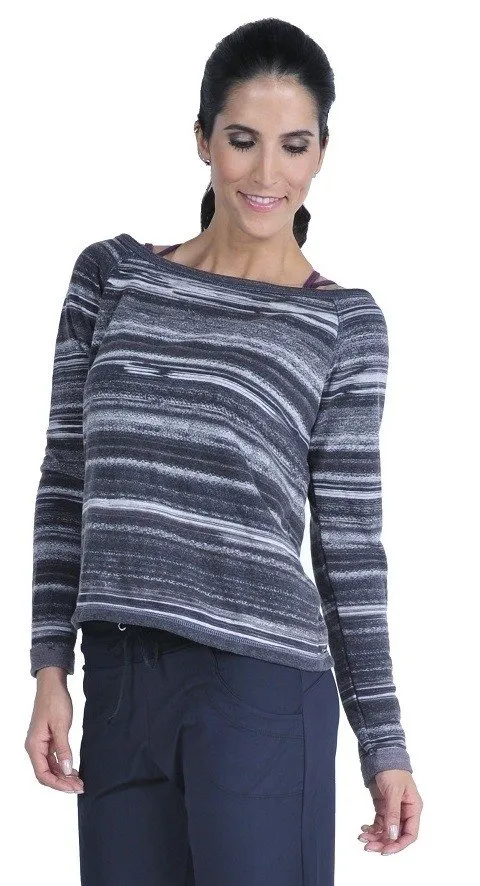Bia Brazil Sweat-shirt léger Activewear TT4440 Rayures charbon