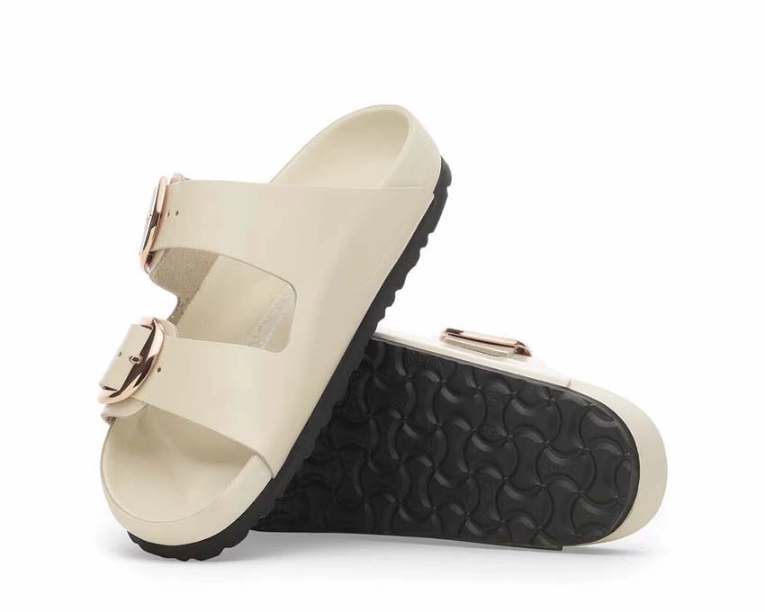 Birkenstock Arizona Big Buckle Natural Leather Patent
