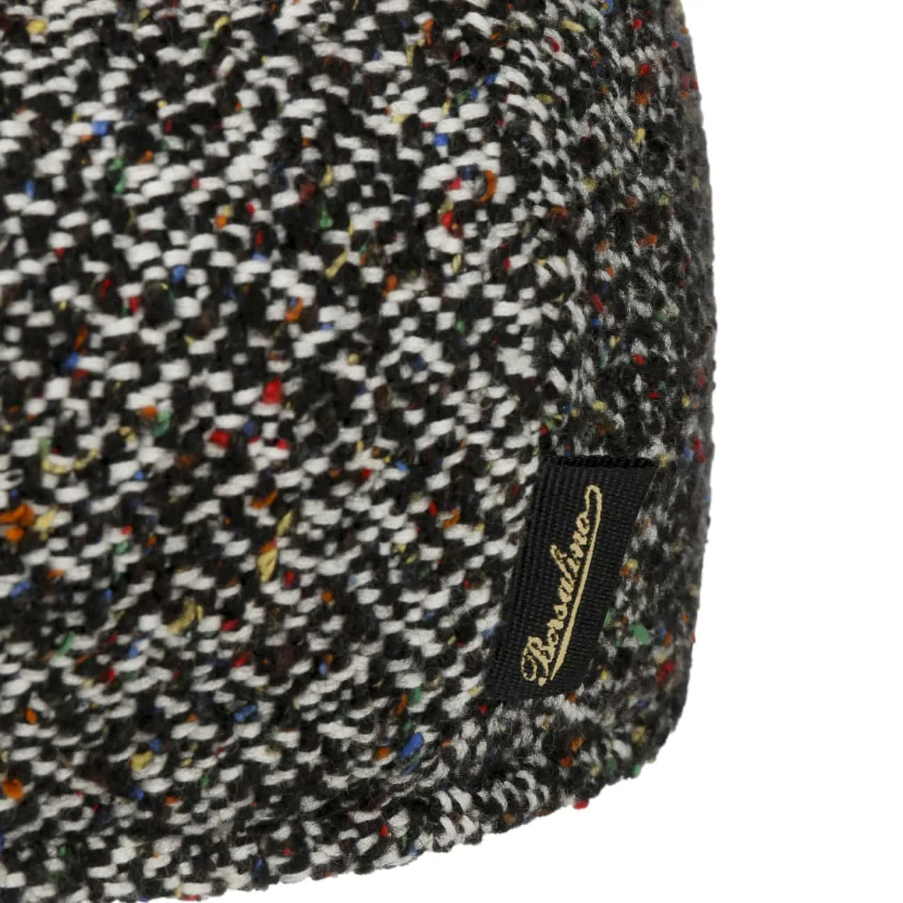 Borsalino Chapeaux à Points de Couleur Bonnet en Laine Plate par Borsalino