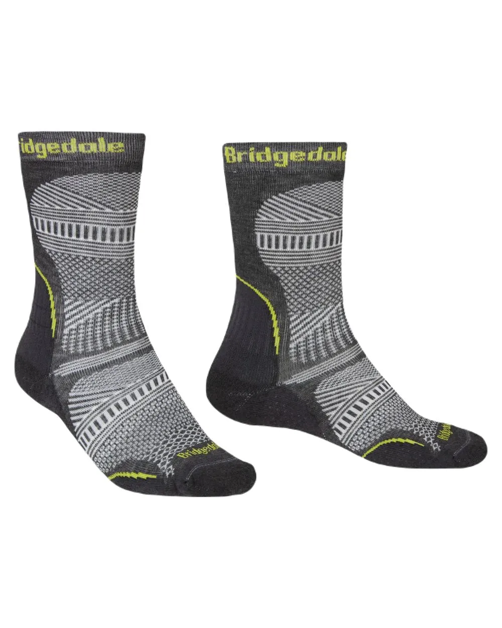 Chaussettes de randonnée ultra-légères pour hommes Bridgedale T2 Coolmax Performance