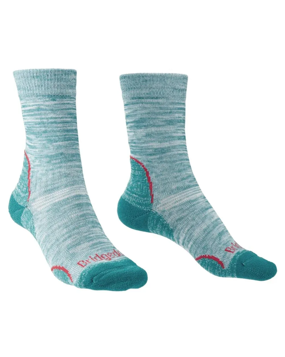Chaussettes de randonnée légères pour femmes Bridgedale T2 Coolmax Performance - Bridgedale