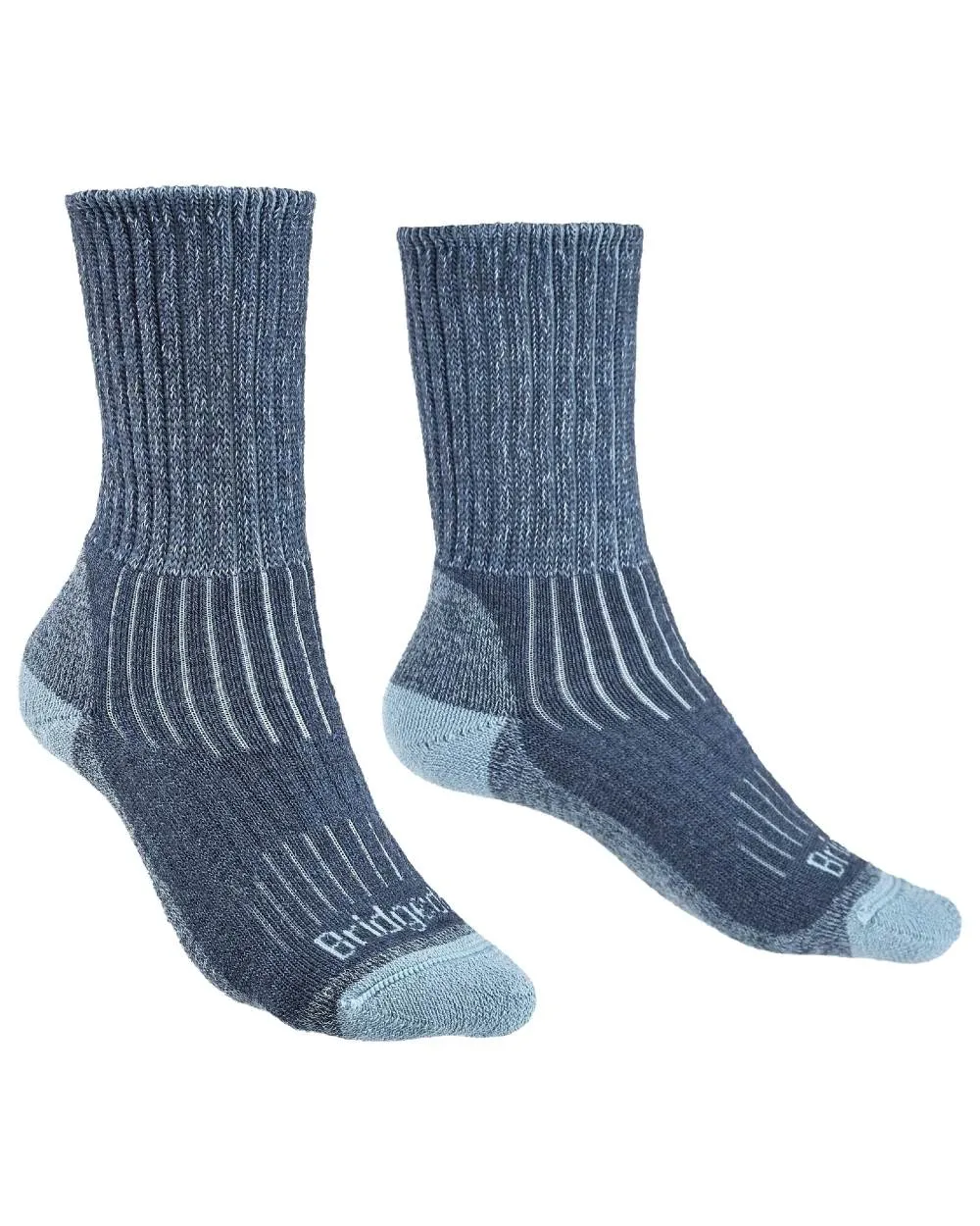 Chaussettes de confort mi-laine Bridgedale pour femme - Chaussettes Bridgedale