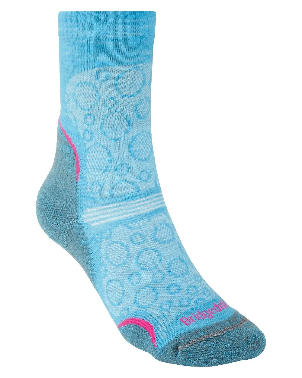 Chaussettes Bridgedale Femmes Ultra Légères en Laine Mérinos Performance 3/4 Crew Bridgedale