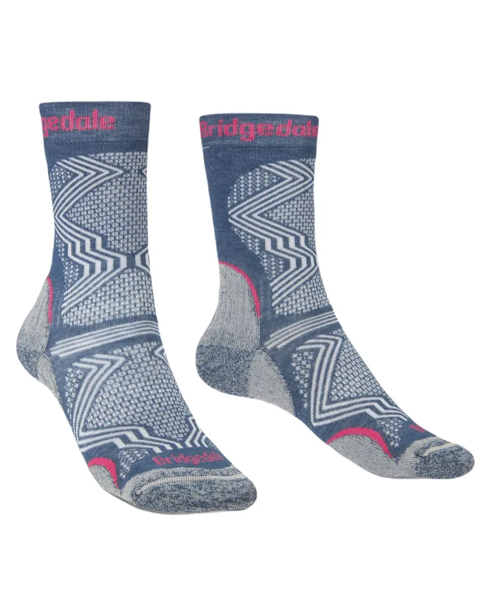 Chaussettes de randonnée légères pour femmes Bridgedale Ultra Light T2 Coolmax Performance