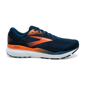 Brooks Mens Ghost 16- Blue Opal/Black/Nasturtium (1104181D474) Brooks