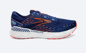 Brooks Mens Glycerin GTS 20- Blue Depths/Palace Blue/Orange (1103831D444) Brooks
