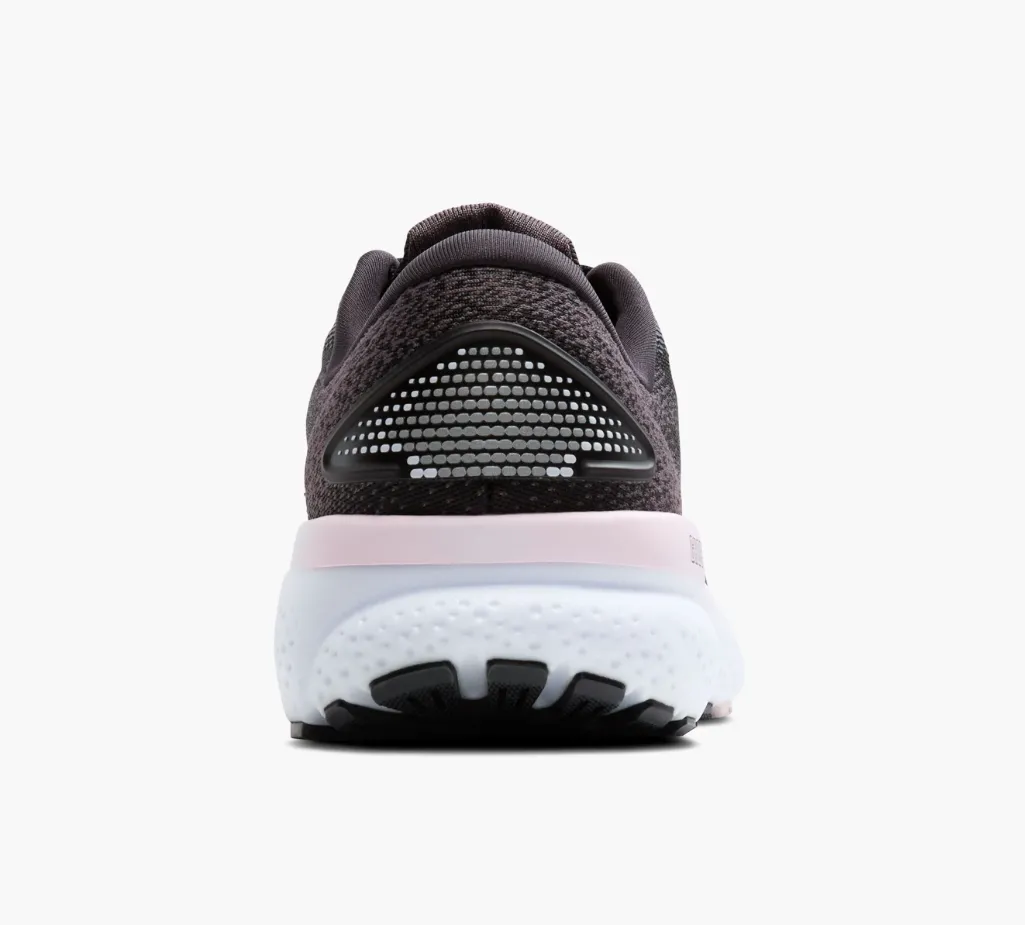 Brooks Womens Ghost 16 - Noir/Blanc/Glace Orchidée (1204071B077) Brooks