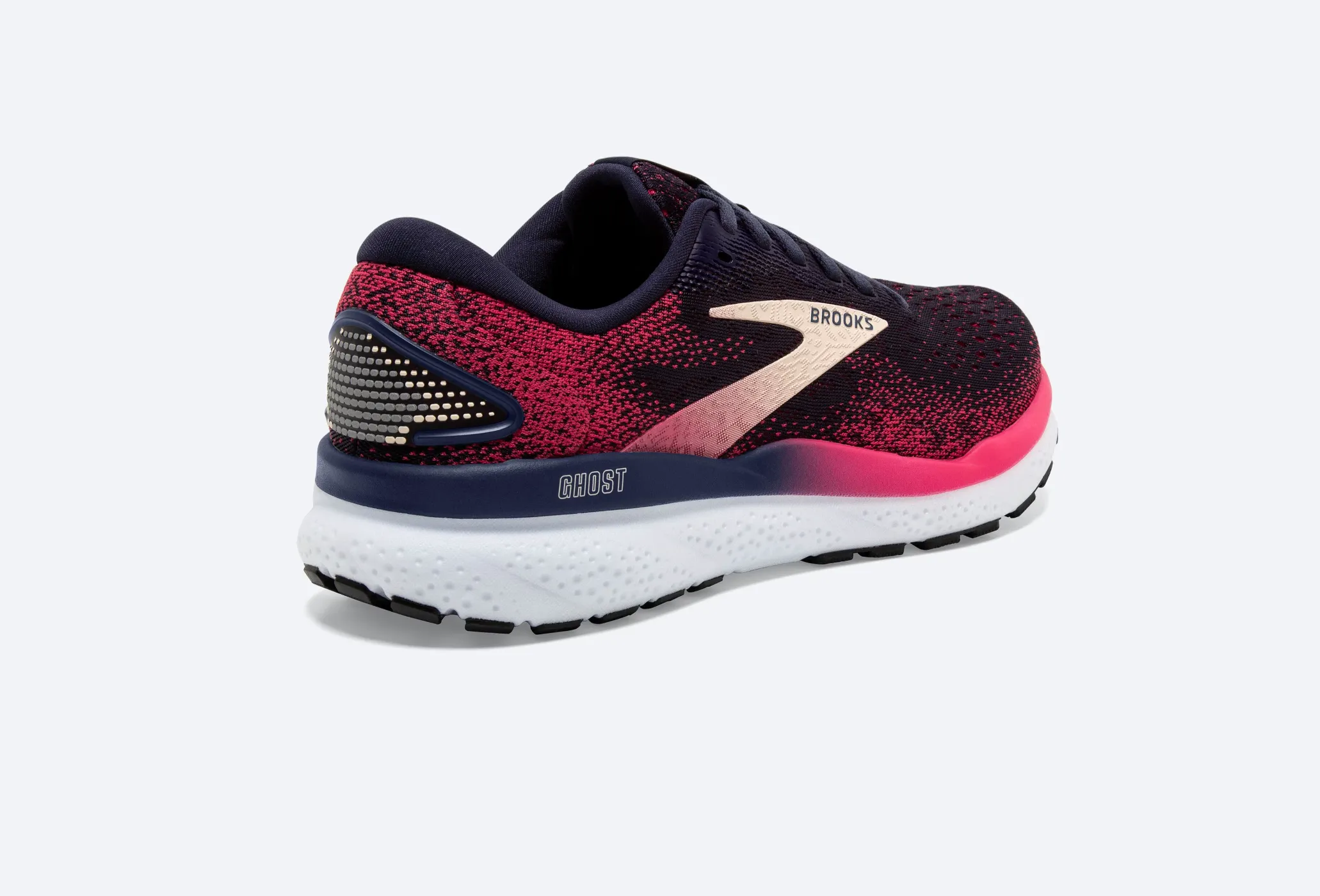 Brooks Womens Ghost 16 - Bleu marine/Framboise/Abricot (1204071D422) Brooks