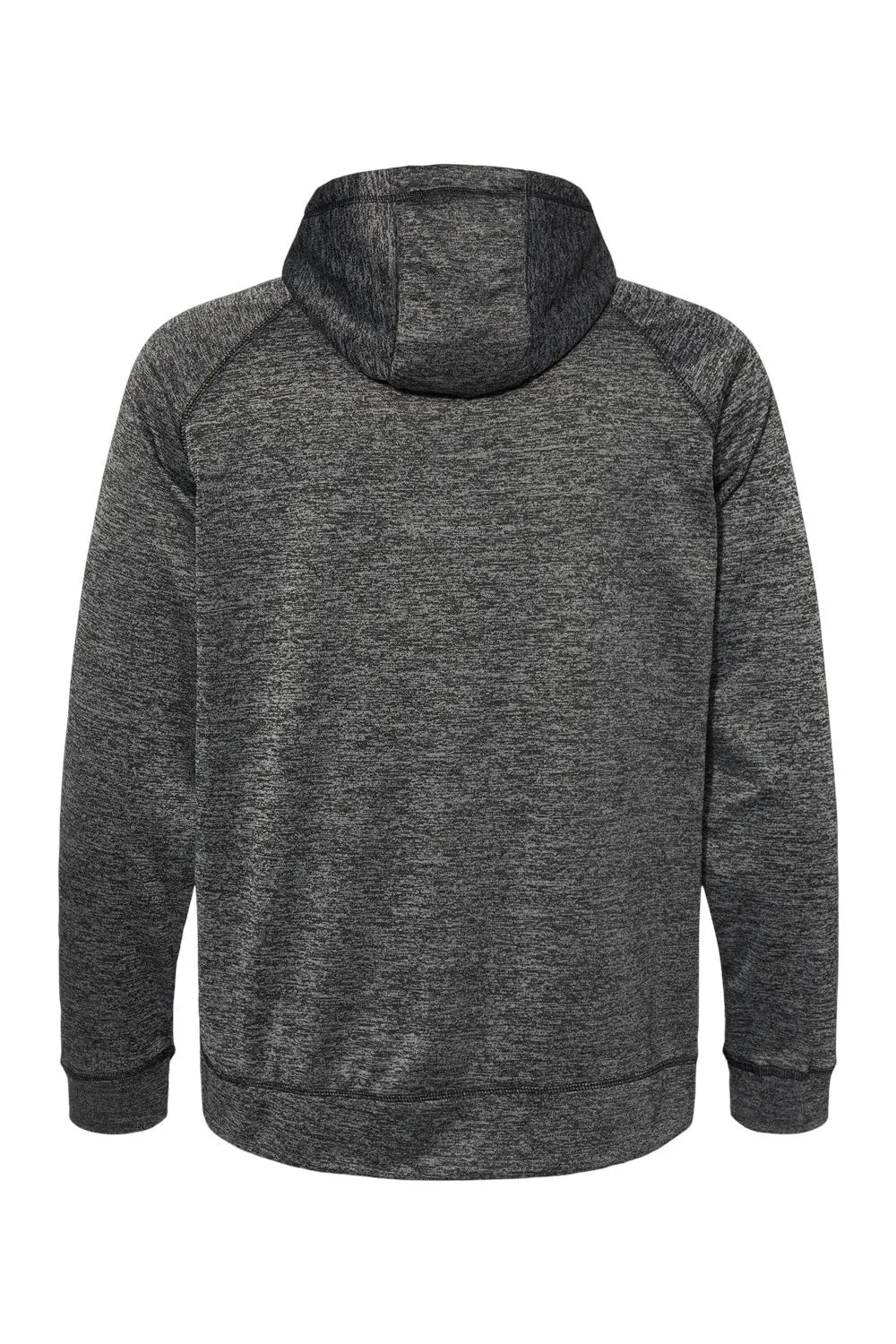 Burnside Sweat à capuche performance pour hommes avec poche kangourou - Gris charbon chiné