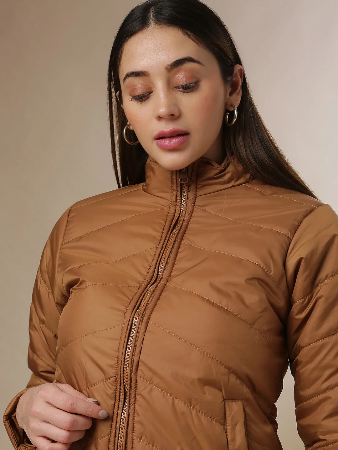 Veste bomber décontractée élégante pour femmes Campus Sutra