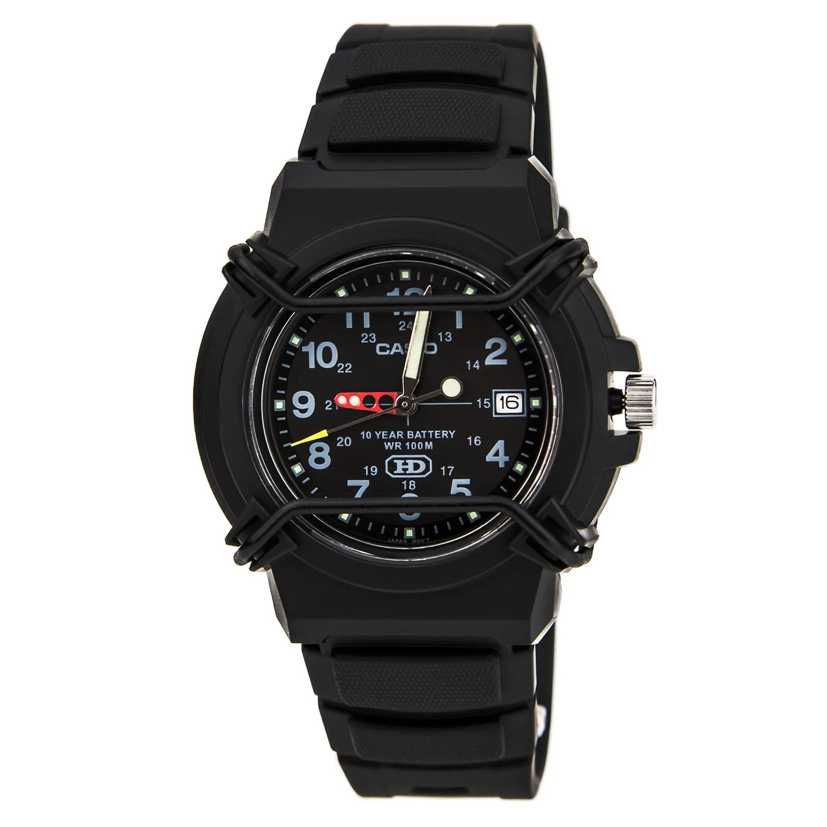 Montre Casio pour Homme Classique Sport Cadran Noir en Résine Noire | HDA600B-1B Montres pour Homme Casio