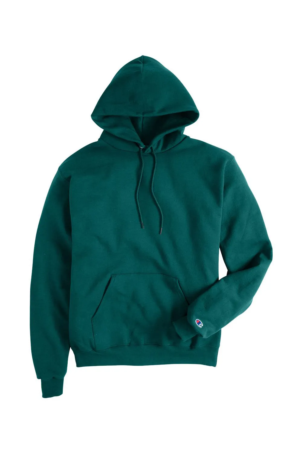 Champion Sweat à capuche pour homme en polaire double séchage éco anti-humidité avec poche kangourou - Vert émeraude