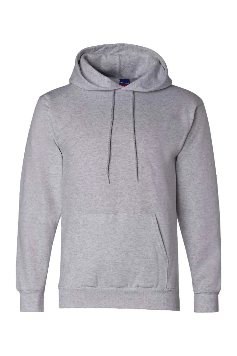 Champion Sweat à capuche pour homme en polaire double séchage éco anti-humidité avec poche kangourou - Gris acier clair