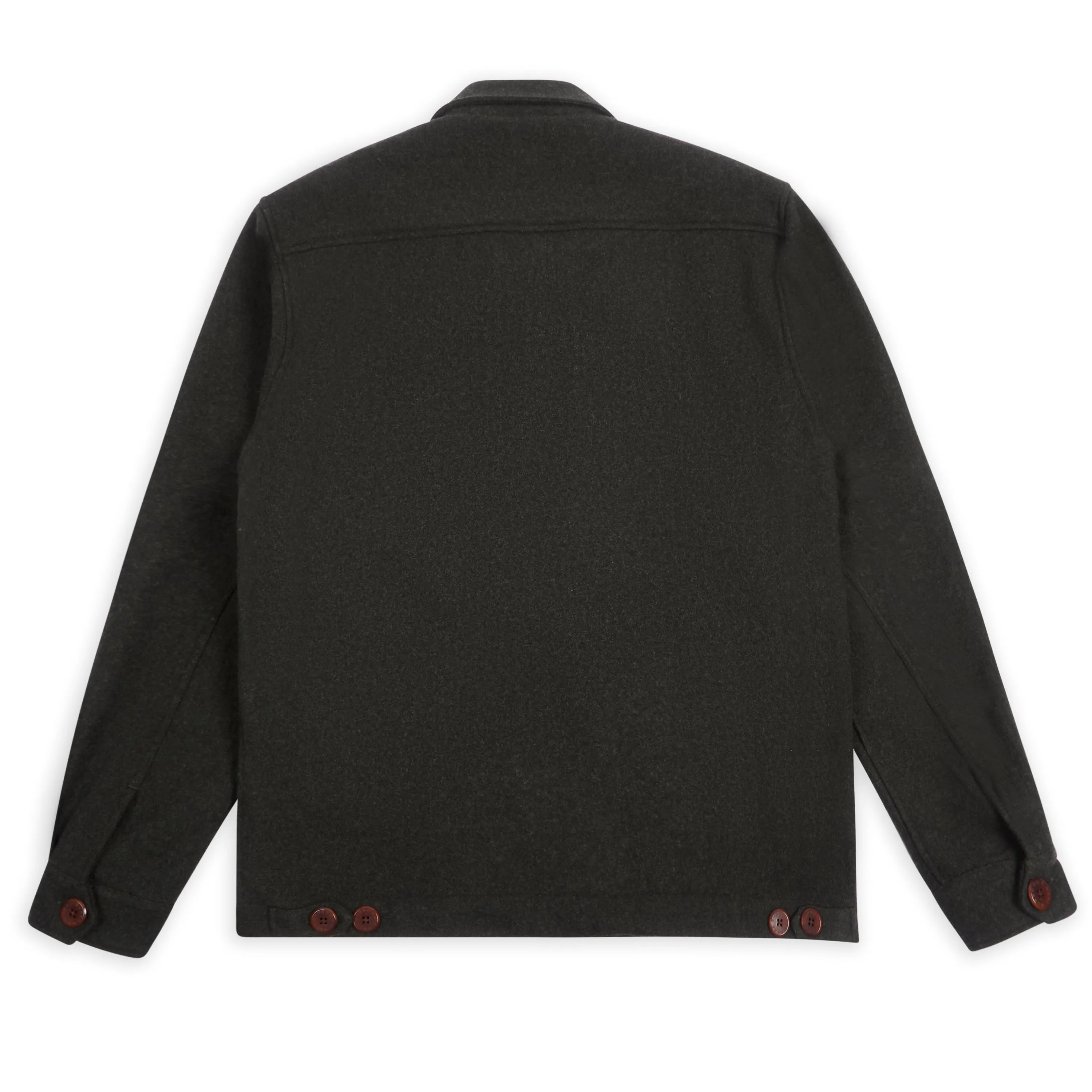 Veste James en Cachemire et Laine Burrows And Hare - Vert