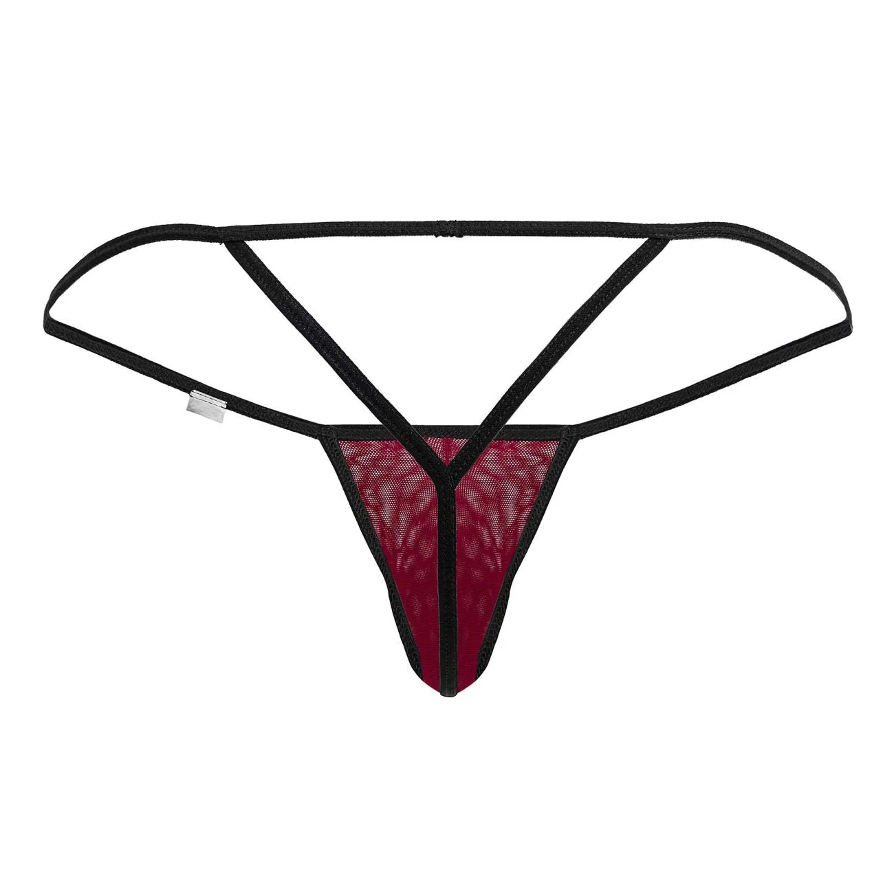 Vêtements_Candyman_Sous-vêtements pour hommes CandyMan 99795 String en maille G-String Couleur Bourgogne