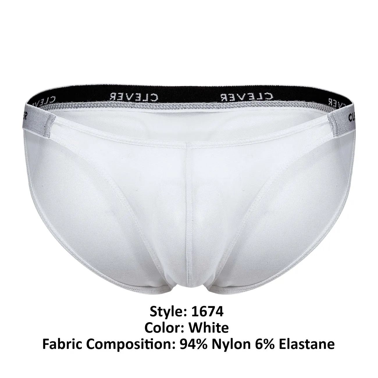 Sous-vêtements Homme Intelligent Clever 1674 Bikini Légendaire Couleur Blanc