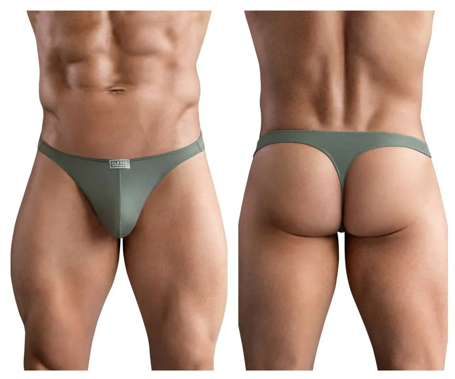 Sous-vêtements intelligents pour hommes Clever 1745 Optimo String Couleur Vert