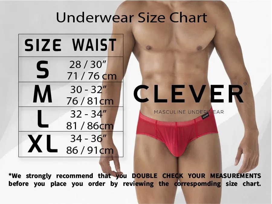 Sous-vêtements intelligents pour hommes Clever 1748 String Emotion Couleur Noir