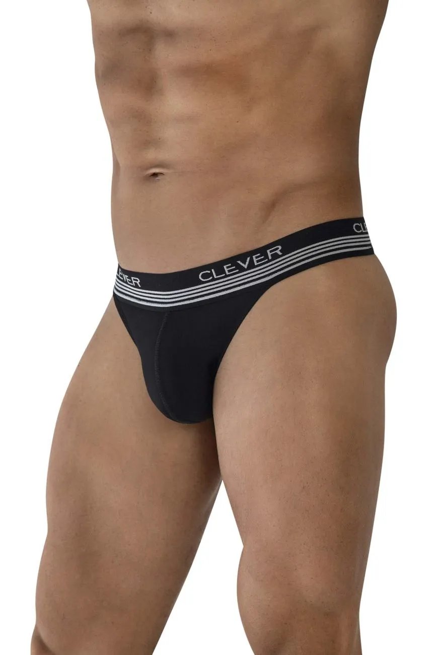 Sous-vêtements intelligents pour hommes Clever 1748 String Emotion Couleur Noir