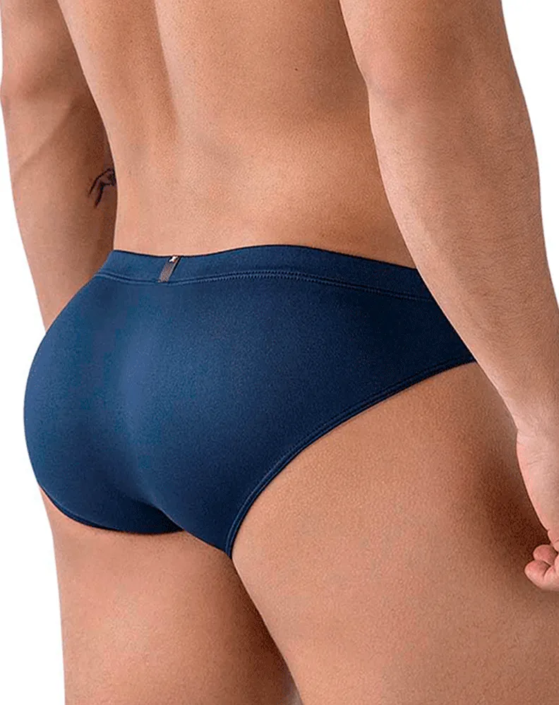 Sous-vêtements pour hommes Xtremen 91207b en microfibre, modèle slip, couleur marine