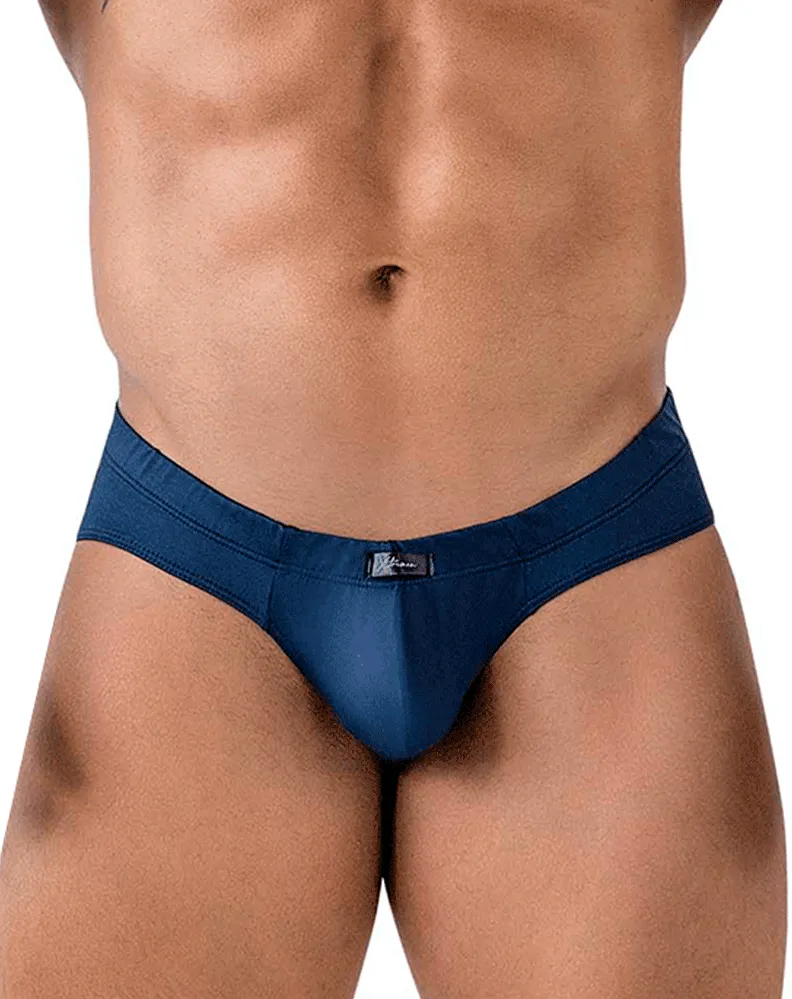 Sous-vêtements pour hommes Xtremen 91207b en microfibre, modèle slip, couleur marine