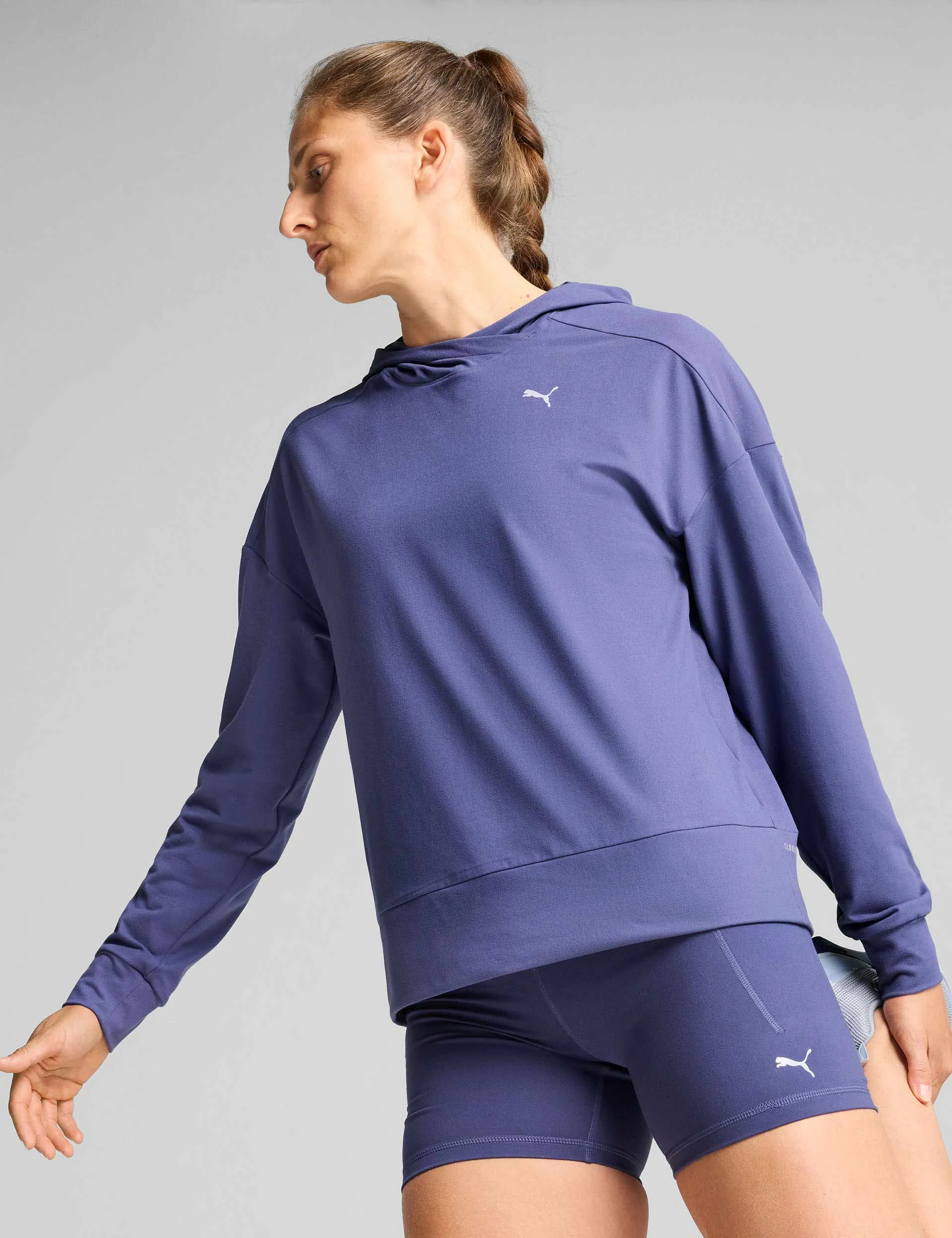 Pull à capuche Cloudspun - Cristal bleu