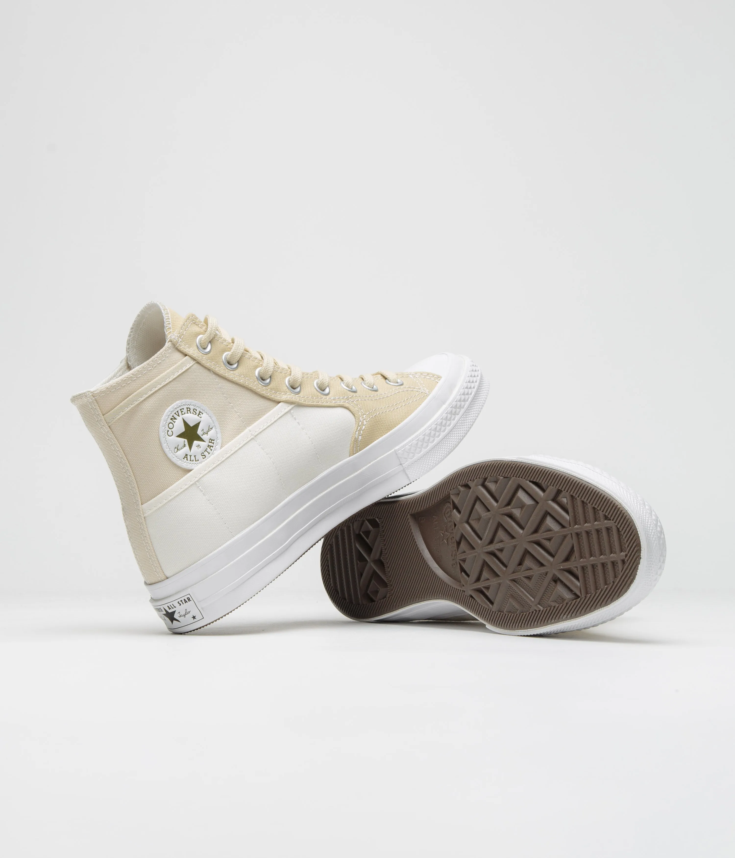 Chaussures Converse Chuck 70 Hi Durable Neutrals - Aigrette / Glaçage Miso / Infusion Forest