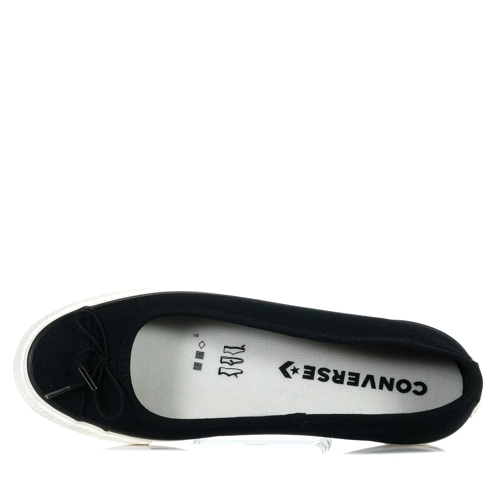 Converse Chuck Taylor Ballerine Délicate Slip Noir