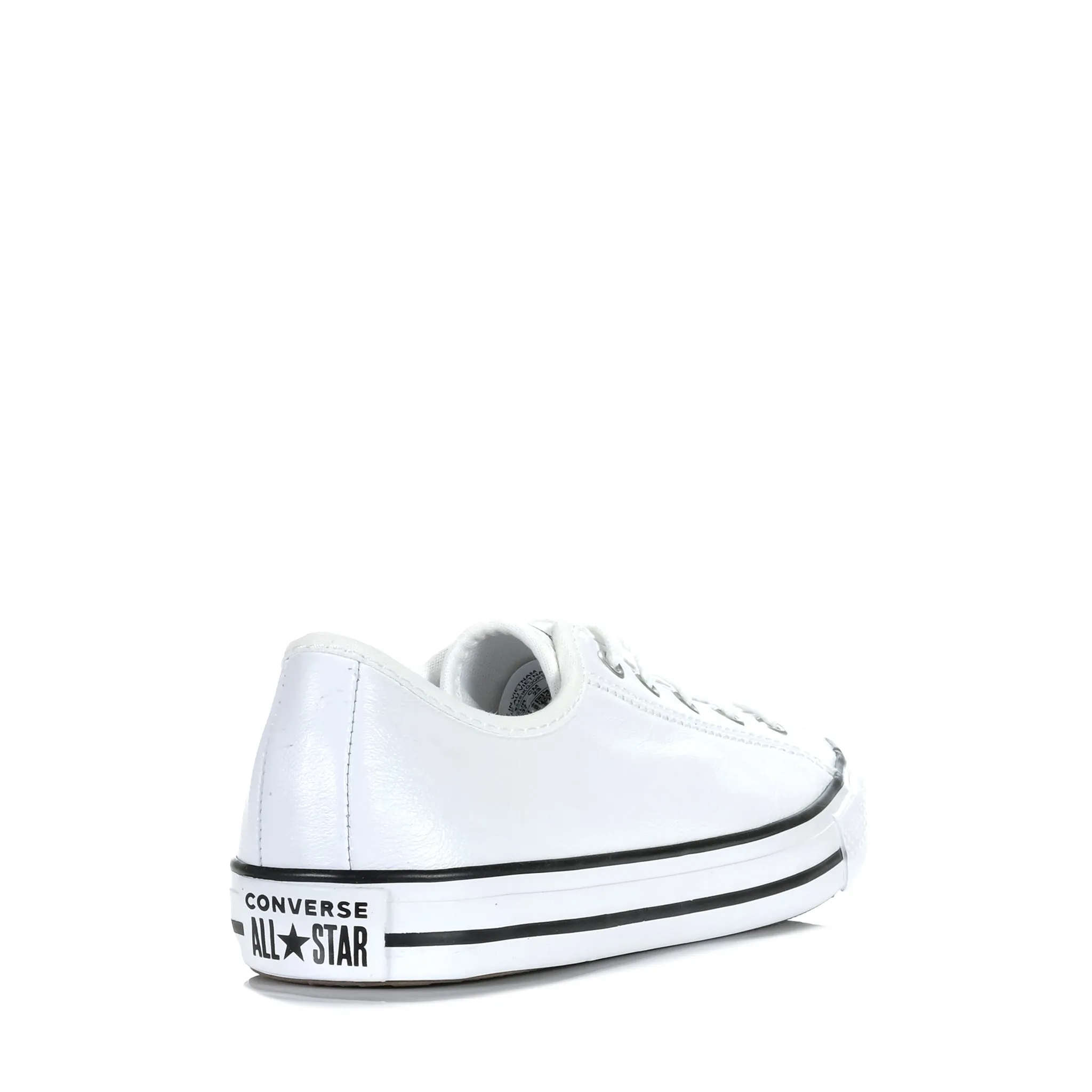 Converse Chuck Taylor Dainty Leather Low Blanc/Noir
