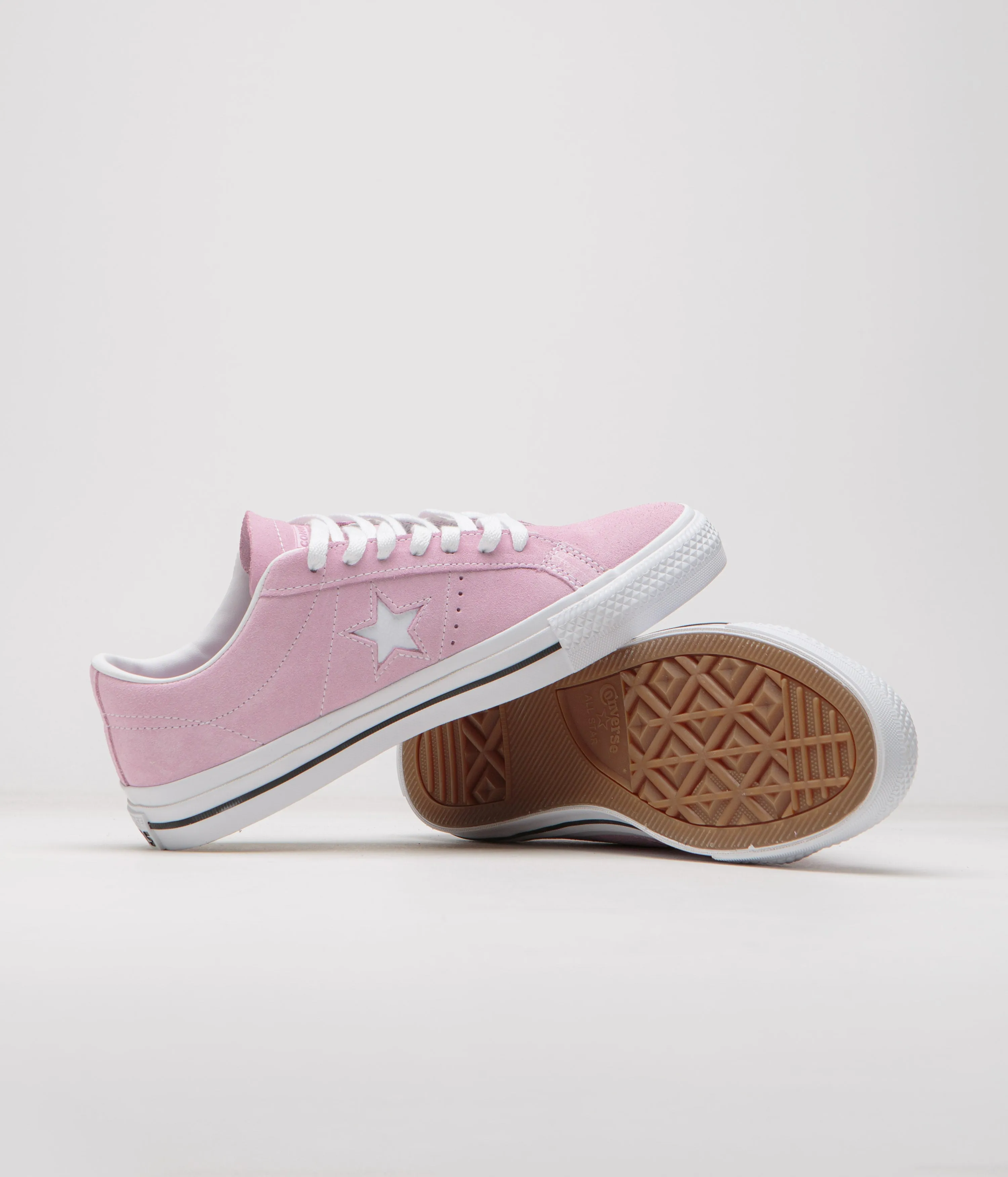 Chaussures Converse Cons One Star Pro Ox - Poussière d'étoile Lilas / Blanc / Noir