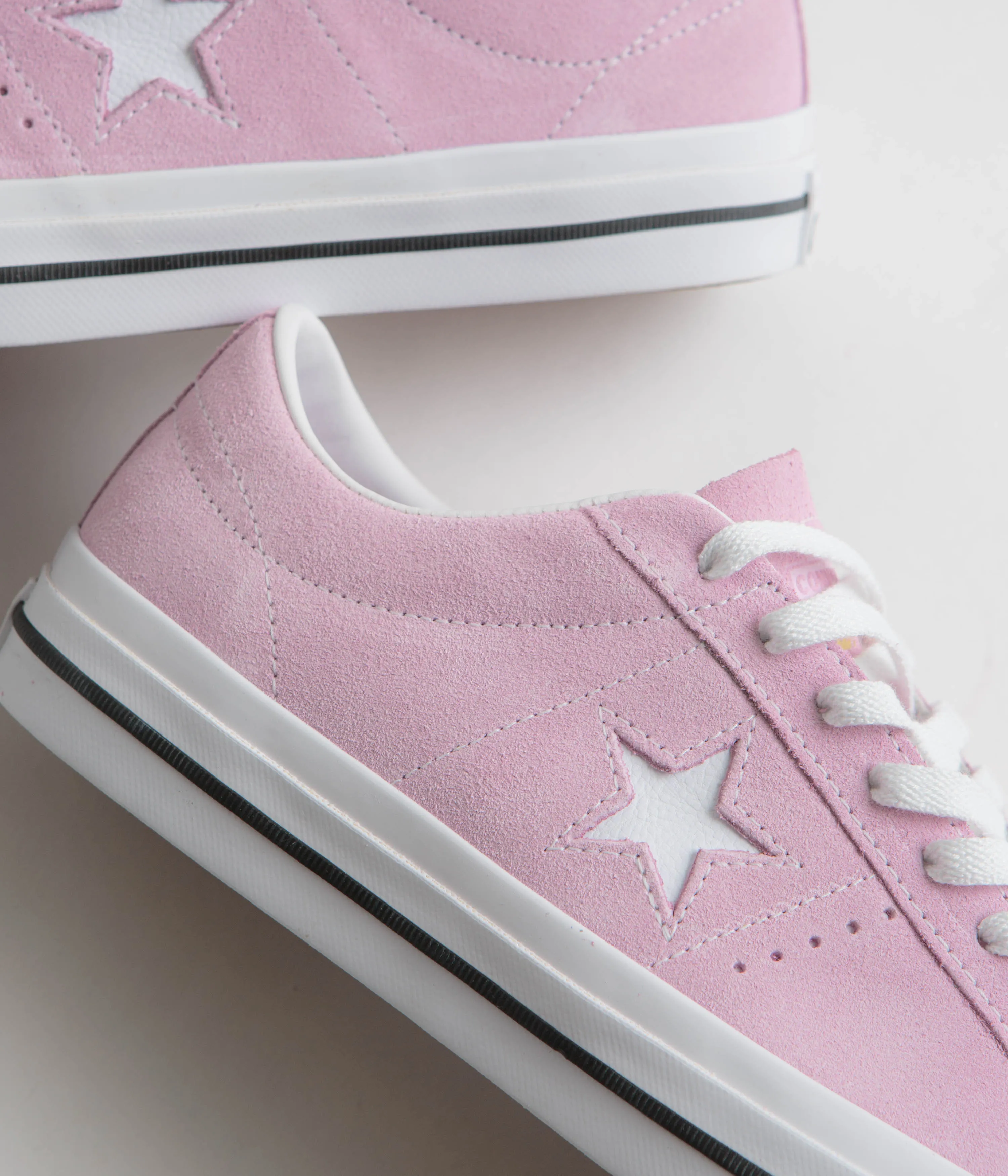 Chaussures Converse Cons One Star Pro Ox - Poussière d'étoile Lilas / Blanc / Noir