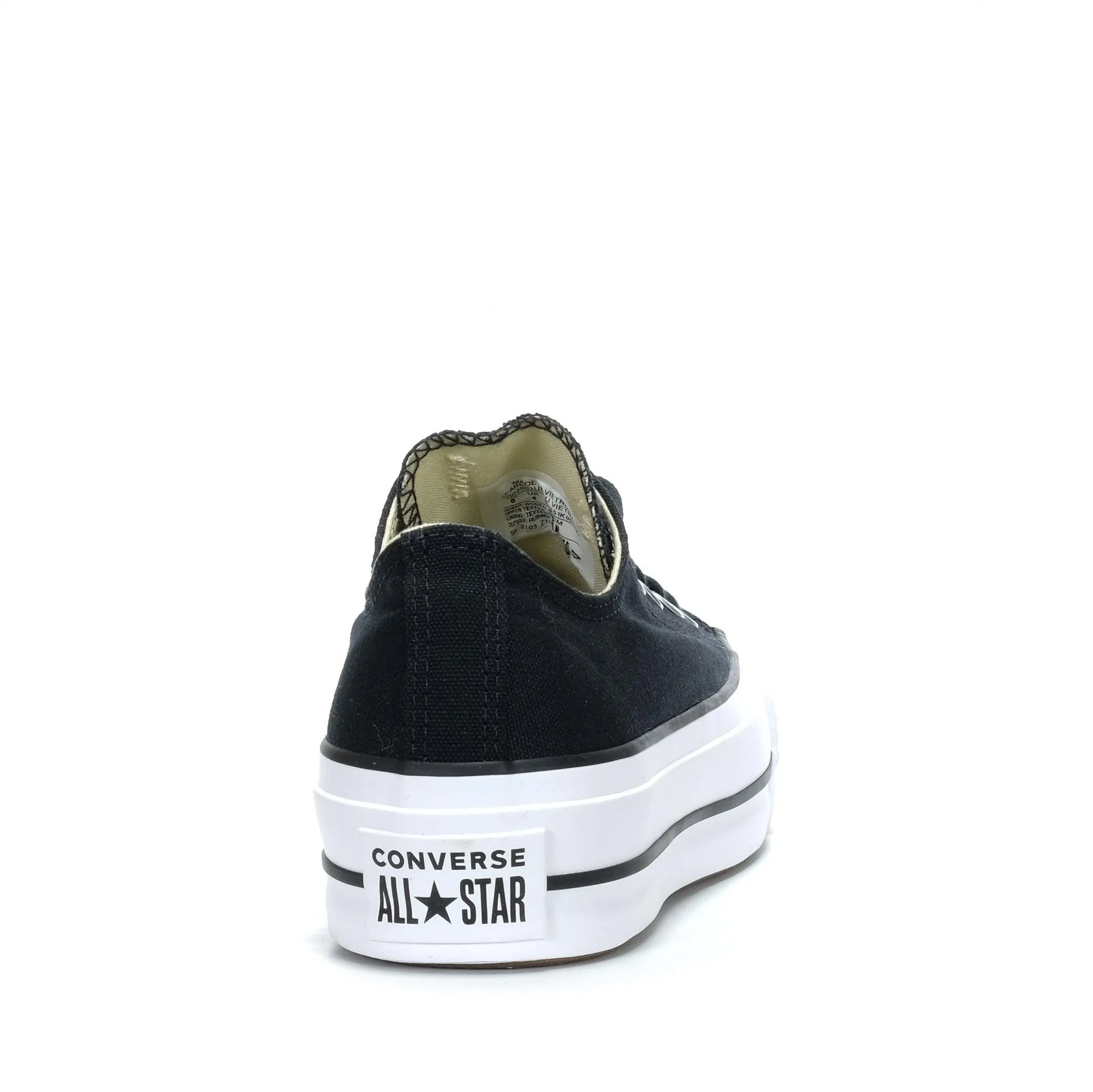 Converse CT All Star Lift Canvas Basses Noir/Blanc