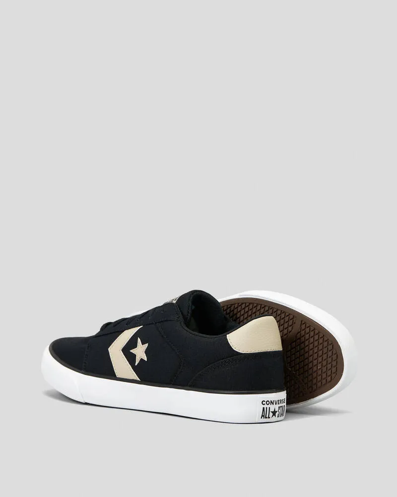 CHAUSSURES DE SPORT CONVERSE BELMONT LOW POUR HOMME NOIR/PIERRE