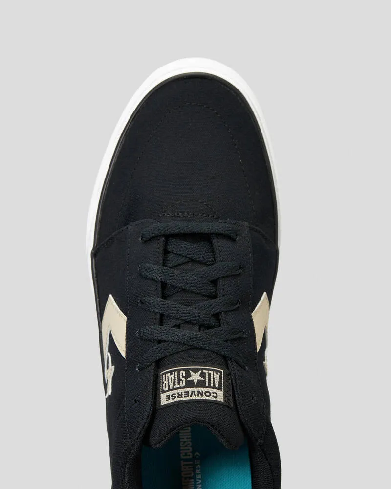 CHAUSSURES DE SPORT CONVERSE BELMONT LOW POUR HOMME NOIR/PIERRE