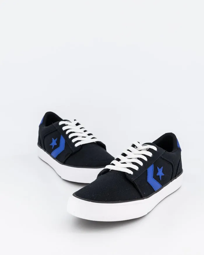 CONVERSE UNISEX BELMONT BASSE NOIR/BLANC/BLEU CHAUSSURE DE SPORT