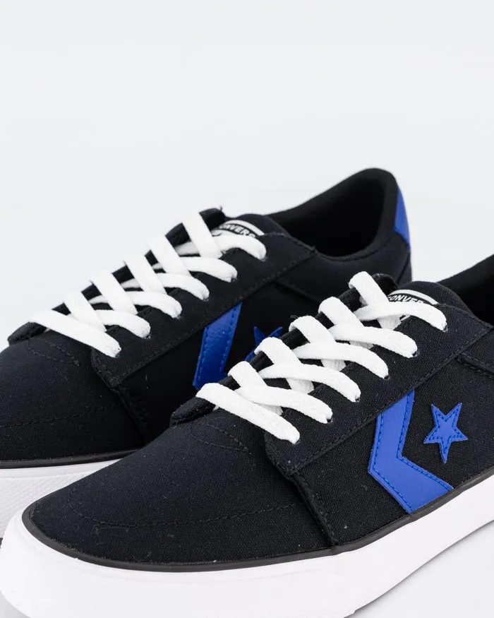 CONVERSE UNISEX BELMONT BASSE NOIR/BLANC/BLEU CHAUSSURE DE SPORT